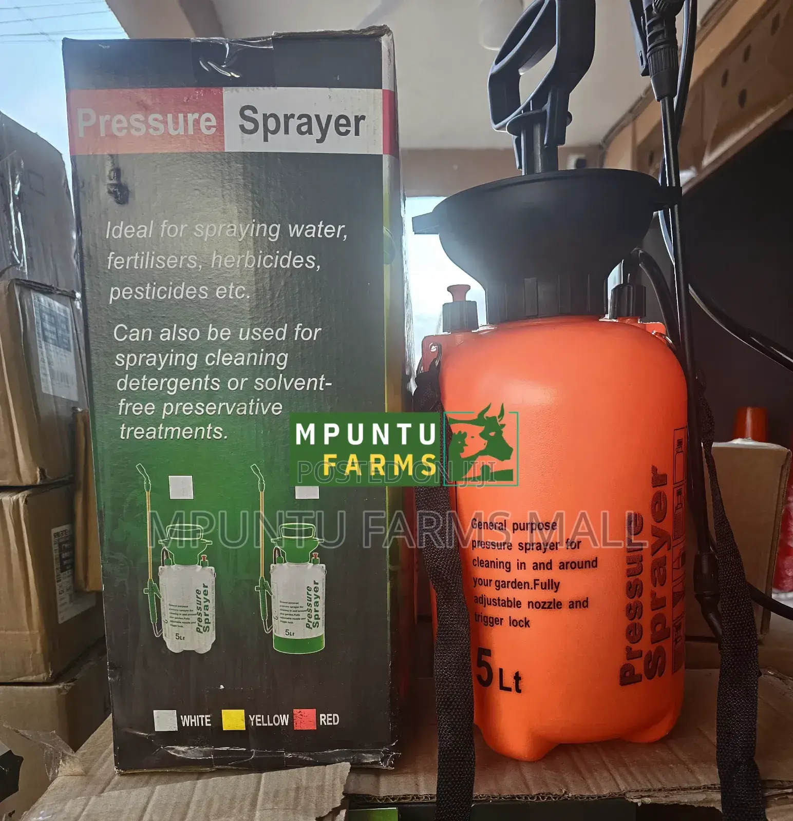 5ltrs Pressure Sprayer