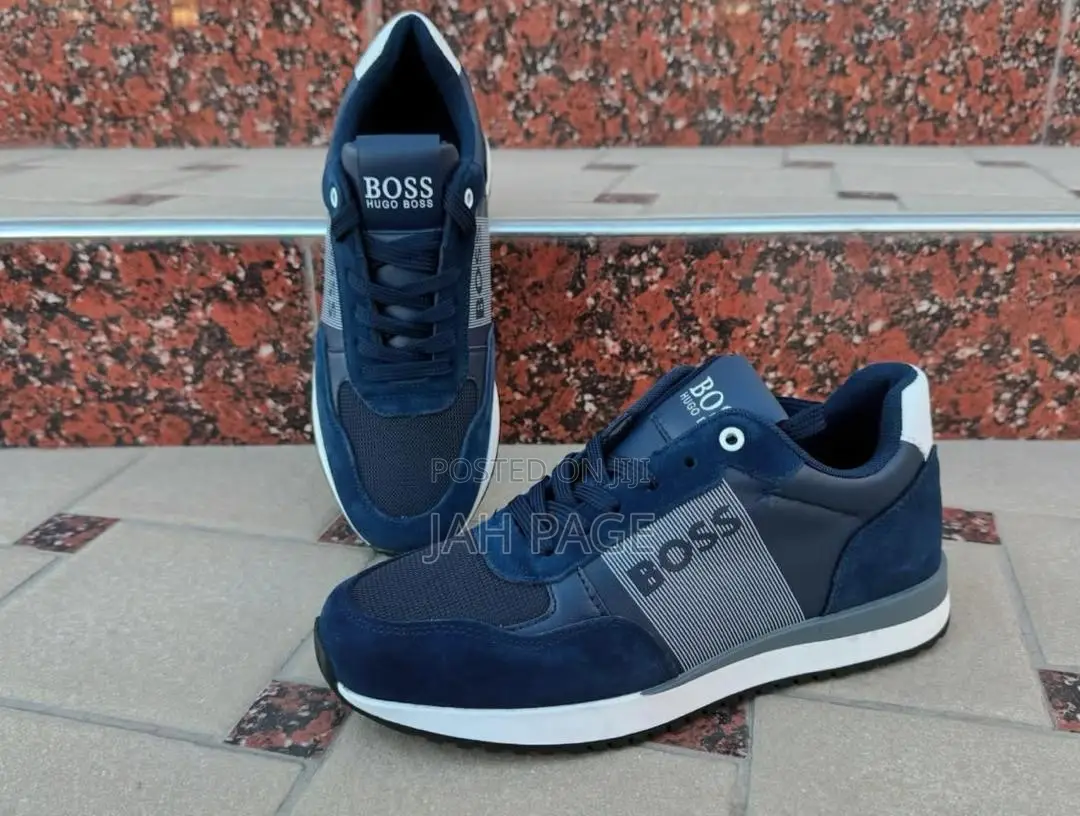 Boss Sneakers Available in Black Blue