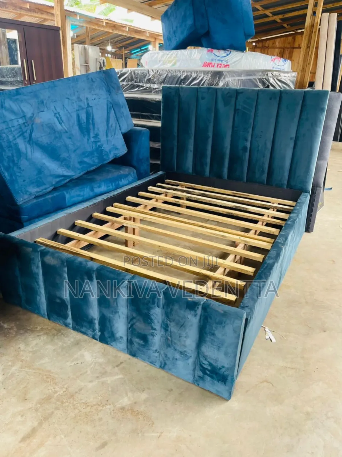 Fabric Design Double Fabric Bedframe