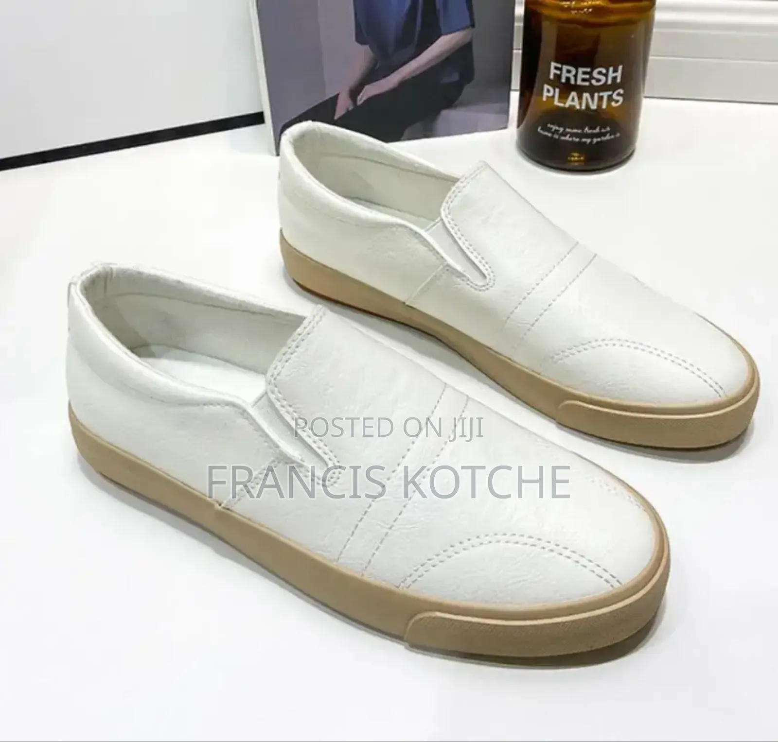 Puc Waterproof Leather Easy Slip on Loafers