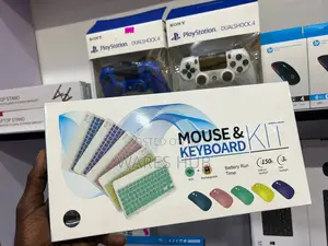 Wireless Keyboard and Mouse Combo - RGB Backlit, Rechargeable