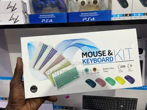 Wireless Keyboard and Mouse Combo - RGB Backlit, Rechargeable
