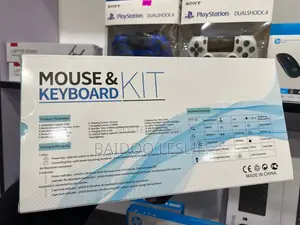 Wireless Keyboard and Mouse Combo - RGB Backlit, Rechargeable