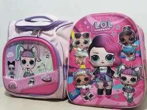 Girls School Bag and Lunch Bag for Ages1 To5 Years
