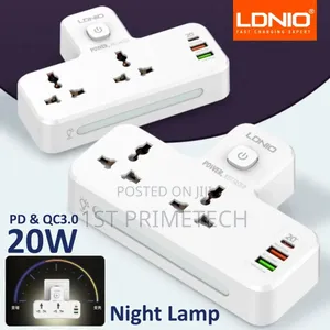 Ldnio Multi-port Wall Plug(With Night Lamp)