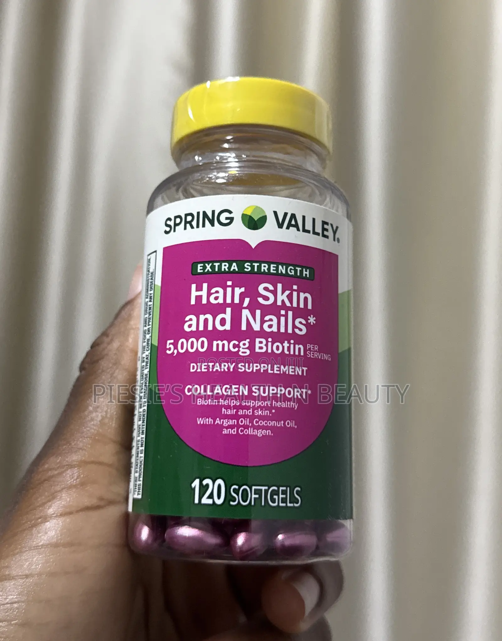 Spring Valley Extra Strength Hair,Skin Nails 120s