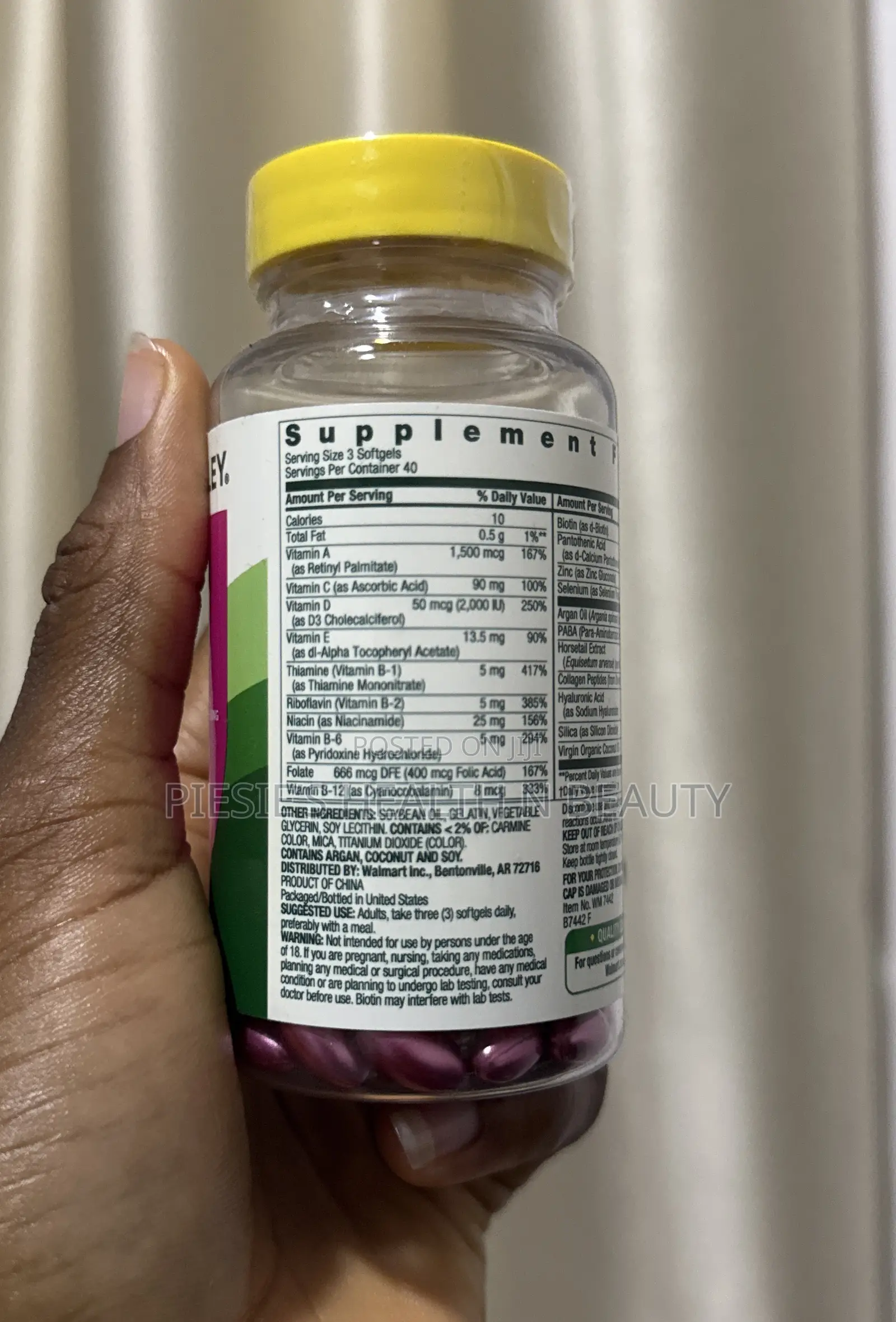 Spring Valley Extra Strength Hair,Skin Nails 120s