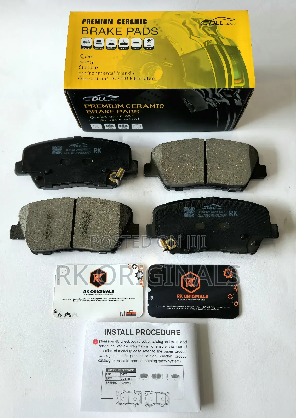 Santa Fe 10-16/Sorento 11-15/Elantra 11-16 Ceramic Front Brake Pads