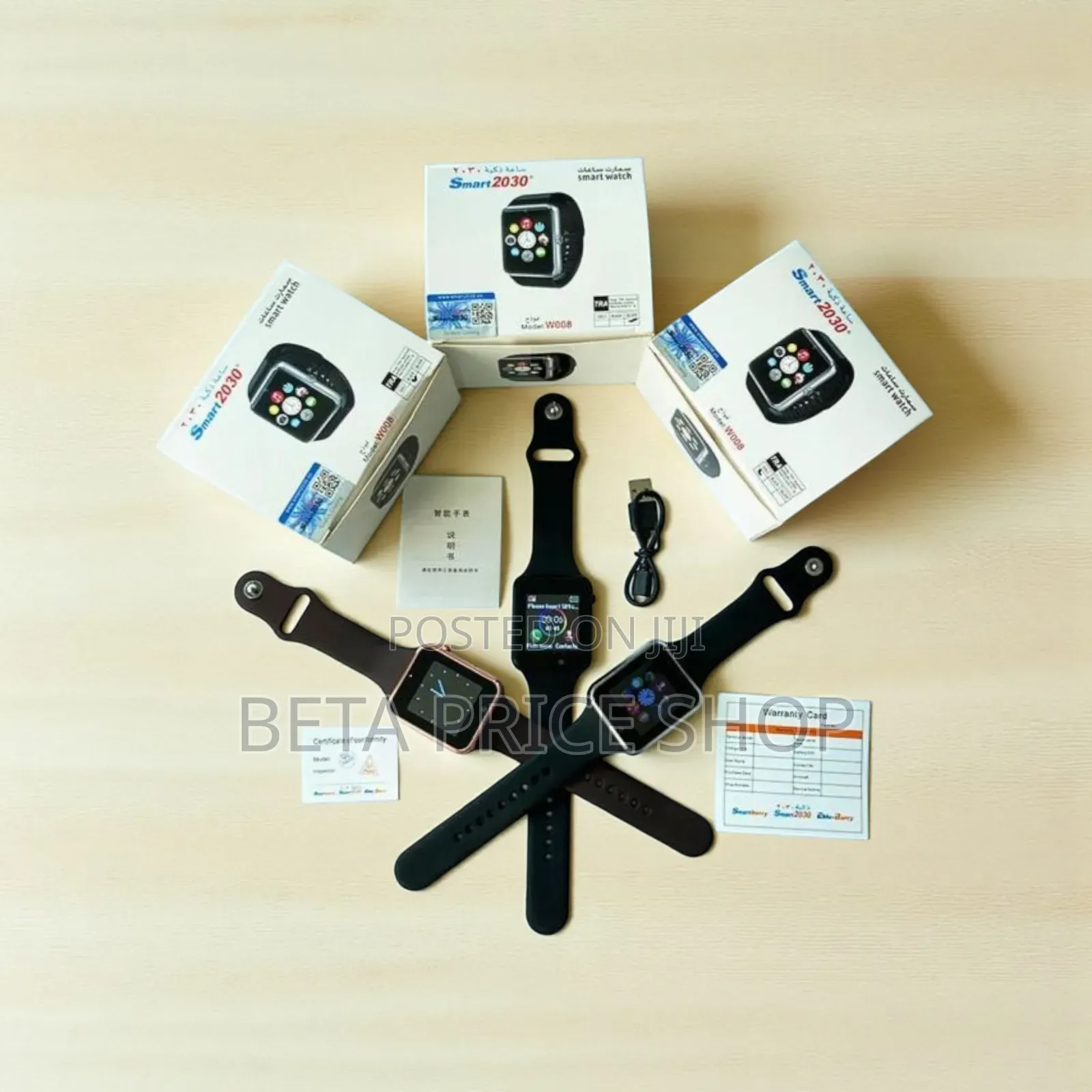 Sim Card and Memory Slot Smart Watch With Camera(637373)