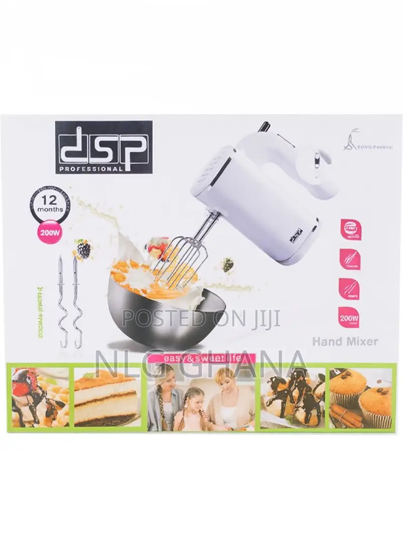 200w 5 Speeds Adjustable Lightweight Electric Hand Mixer. Ghx7007
