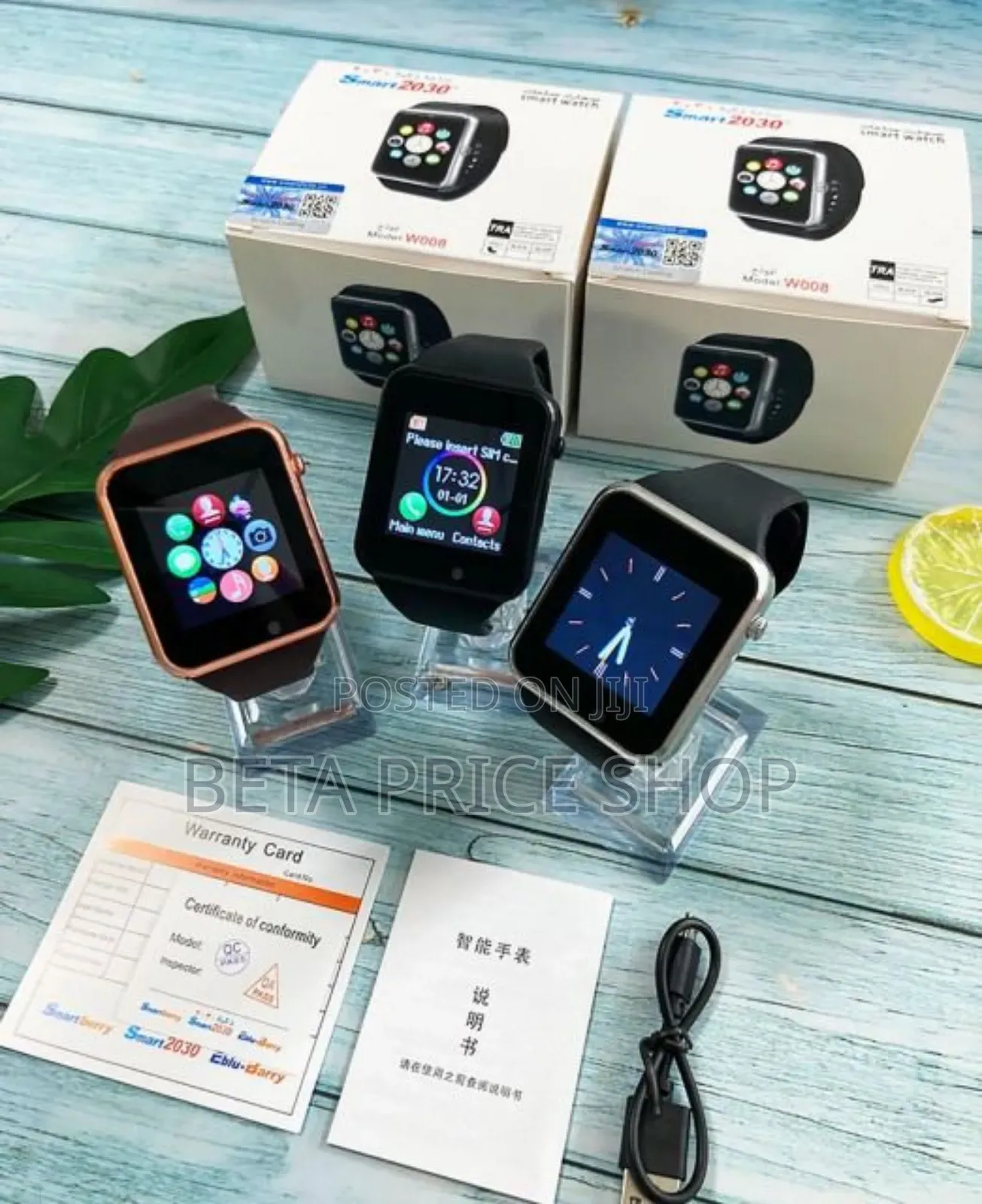 Sim Card and Memory Slot Smart Watch With Camera(263737)