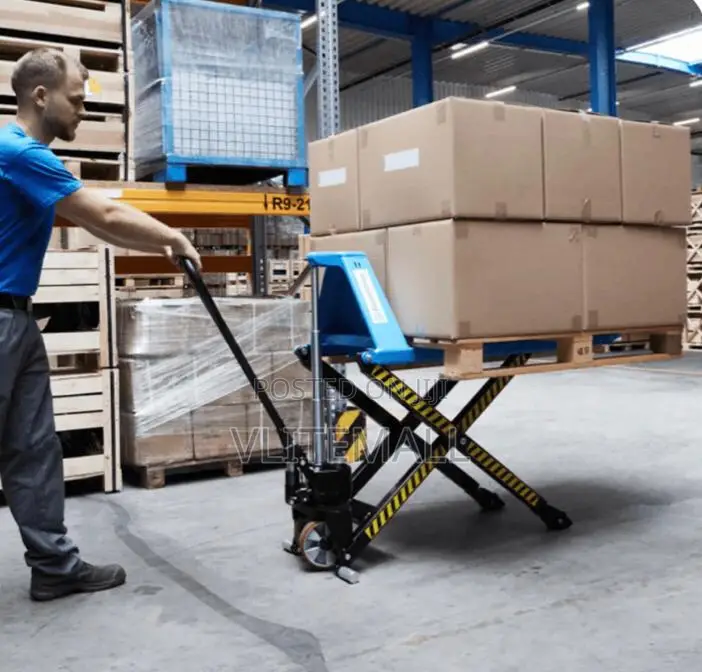 Wadfow Pneumatic Cross Lift Pallet Truck 1000kg - Wnh5r10