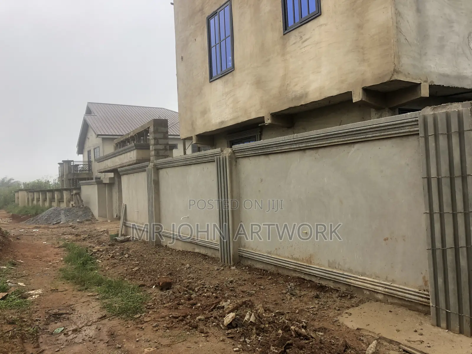 Fence Wall Copping and Pillar Design Etc.