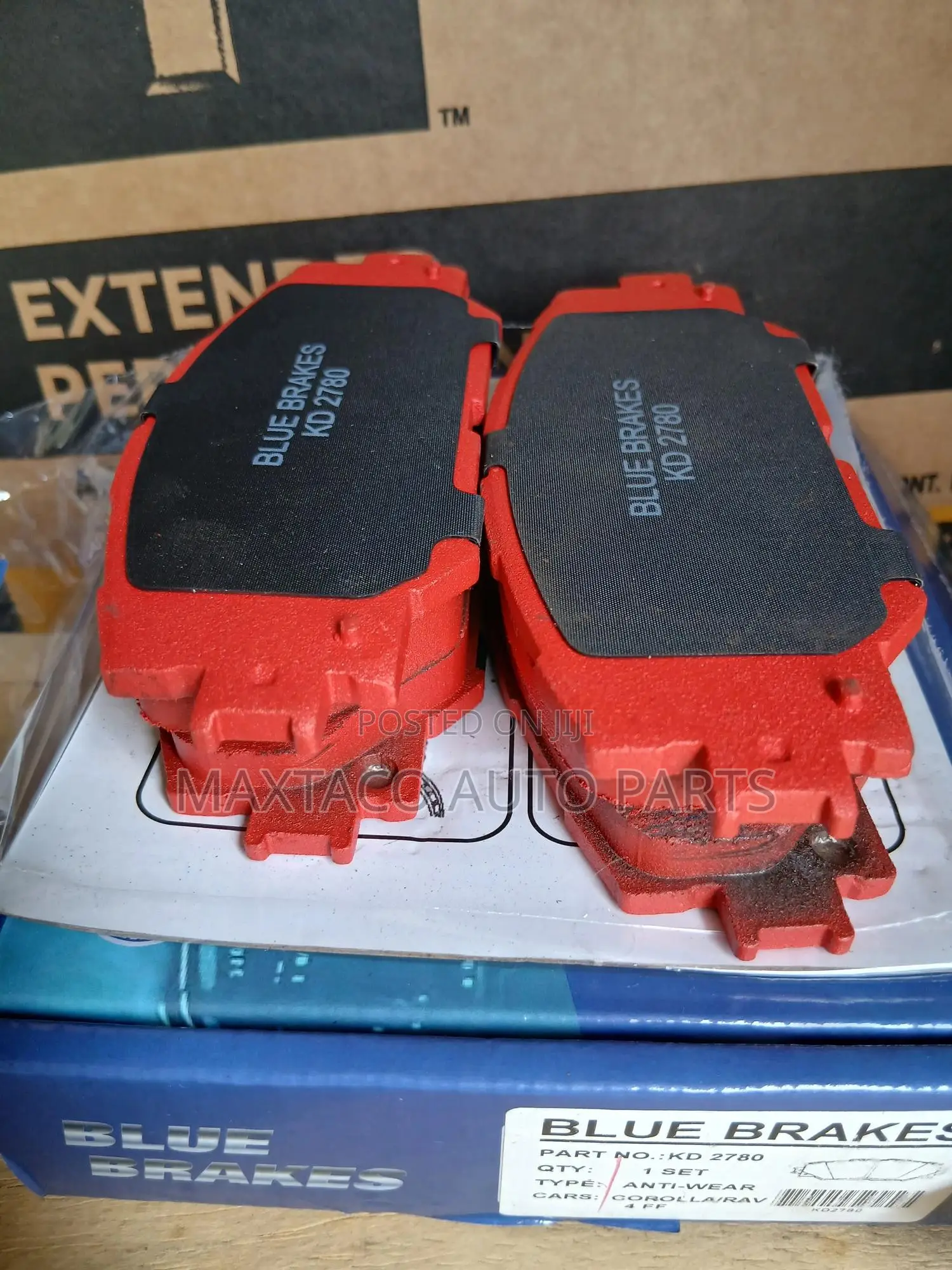 Blue Brakes Kd2780 Ceramic Brake Pad-F for Toyota Corolla