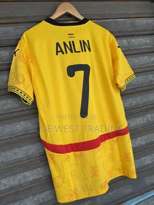 Customized Ghana Away Jersey _ Ghana 2025/2026 Away Jersey