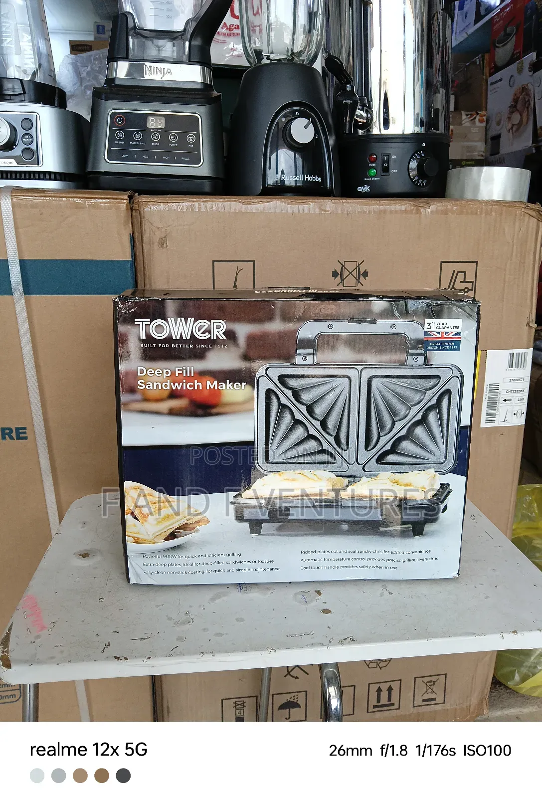 Tower Sandwich Maker - Uk
