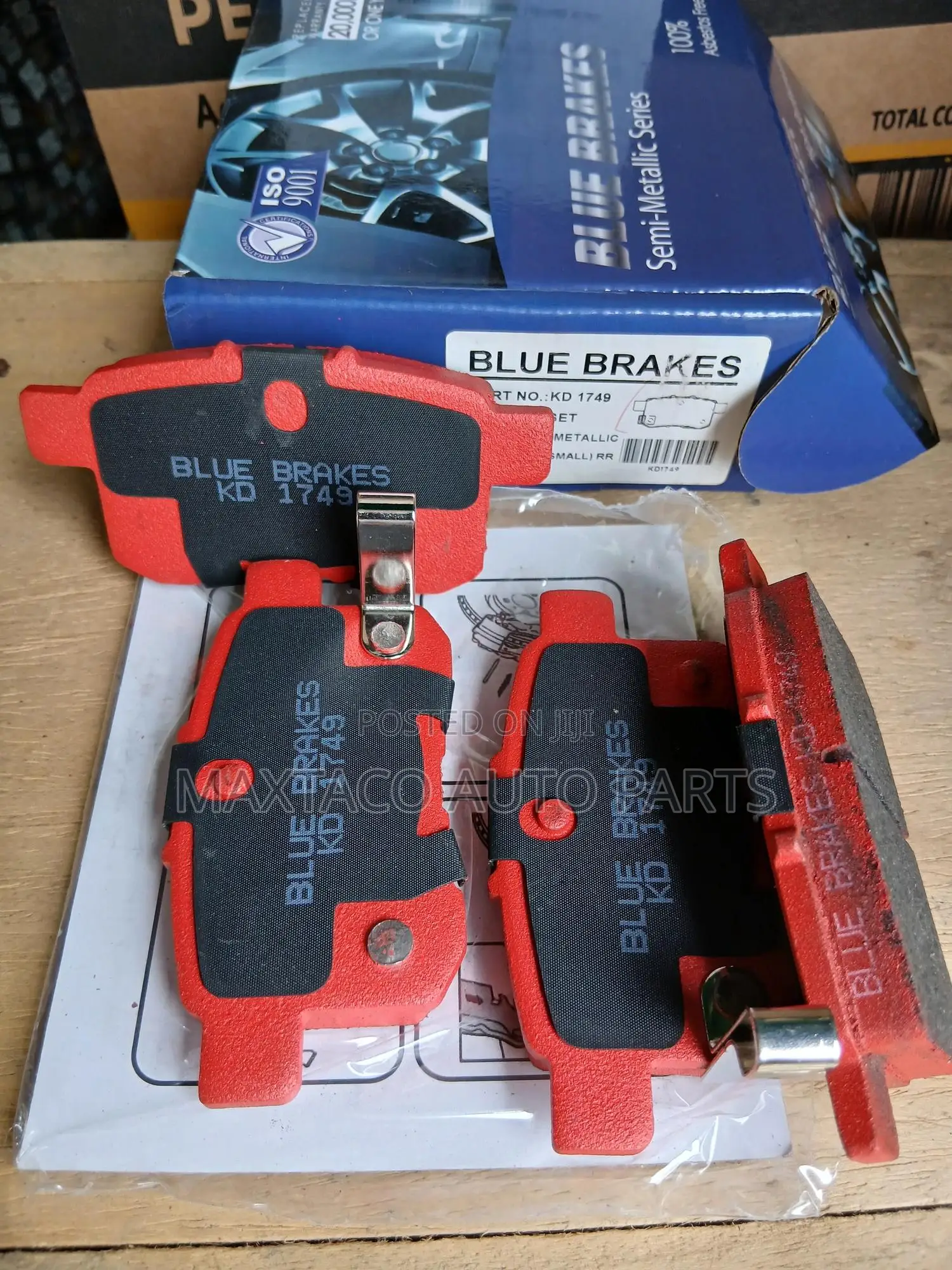 Blue Brakes Kd1749 Brake Pad-Rear for Honda Accord Crosstour