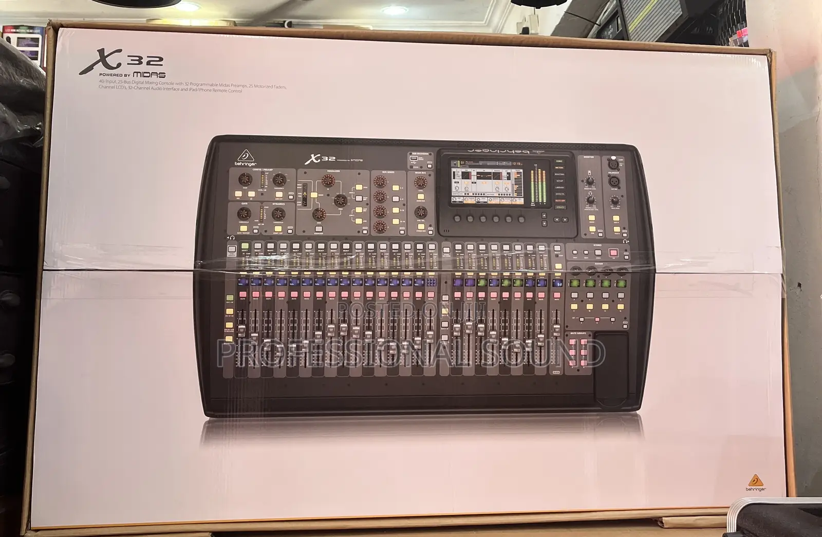 X32 40-Input,25-Bus Digital Mixing Console With 32programmable Midas