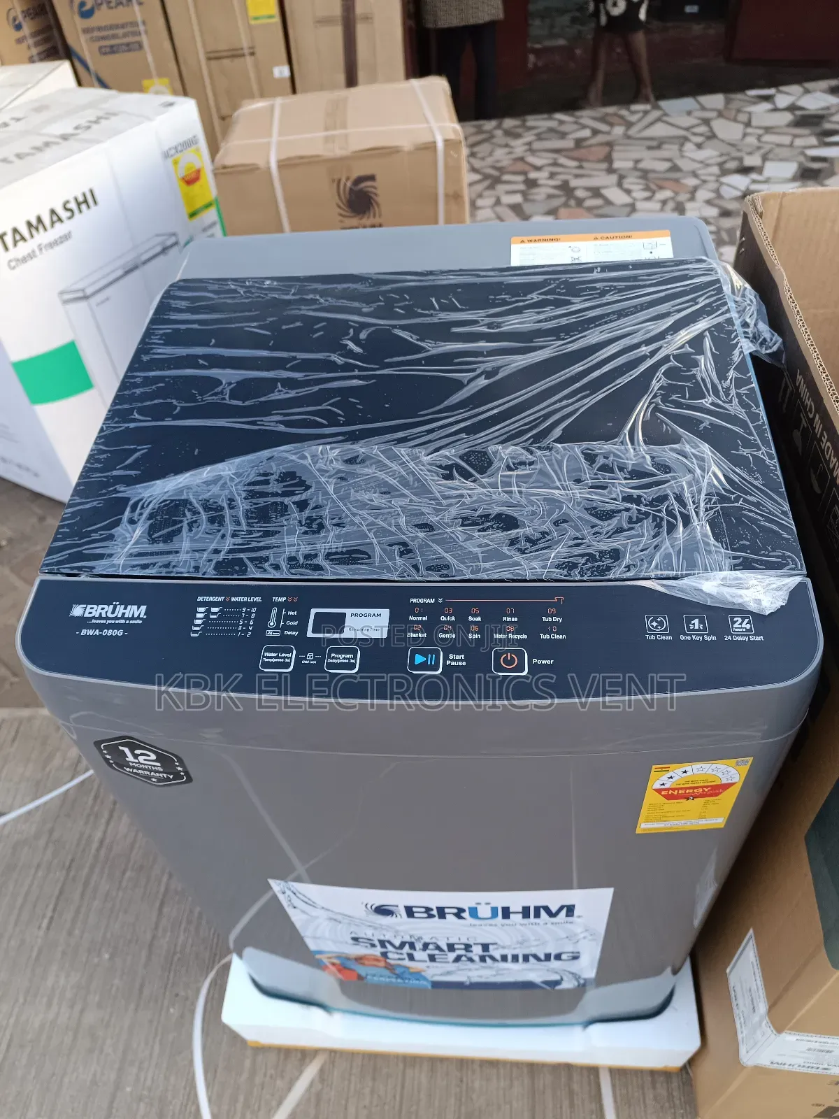 Bruhm 8kg Top Load Full Automatic Washing Machine