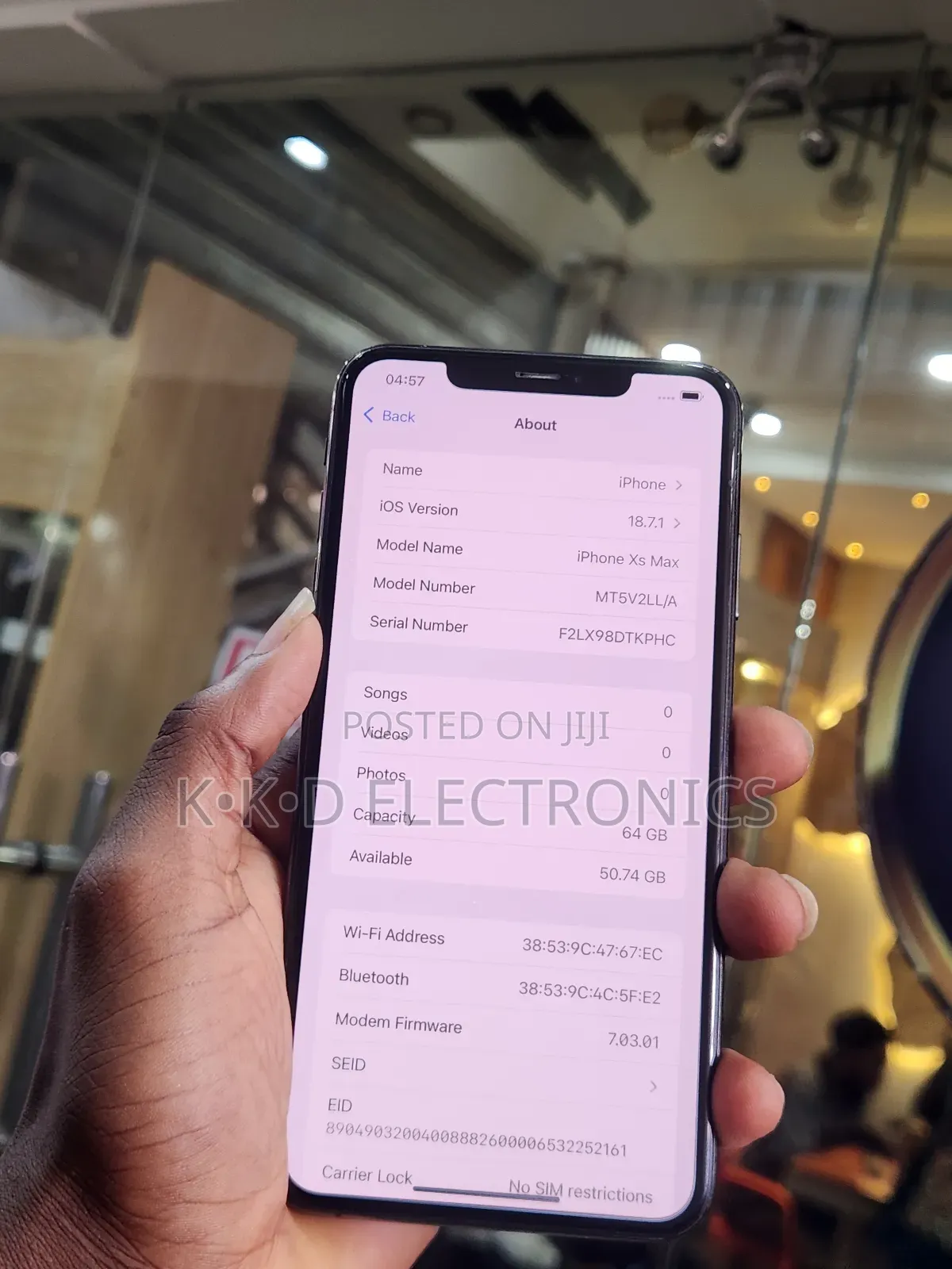 Apple iPhone XS Max 64 GB Black