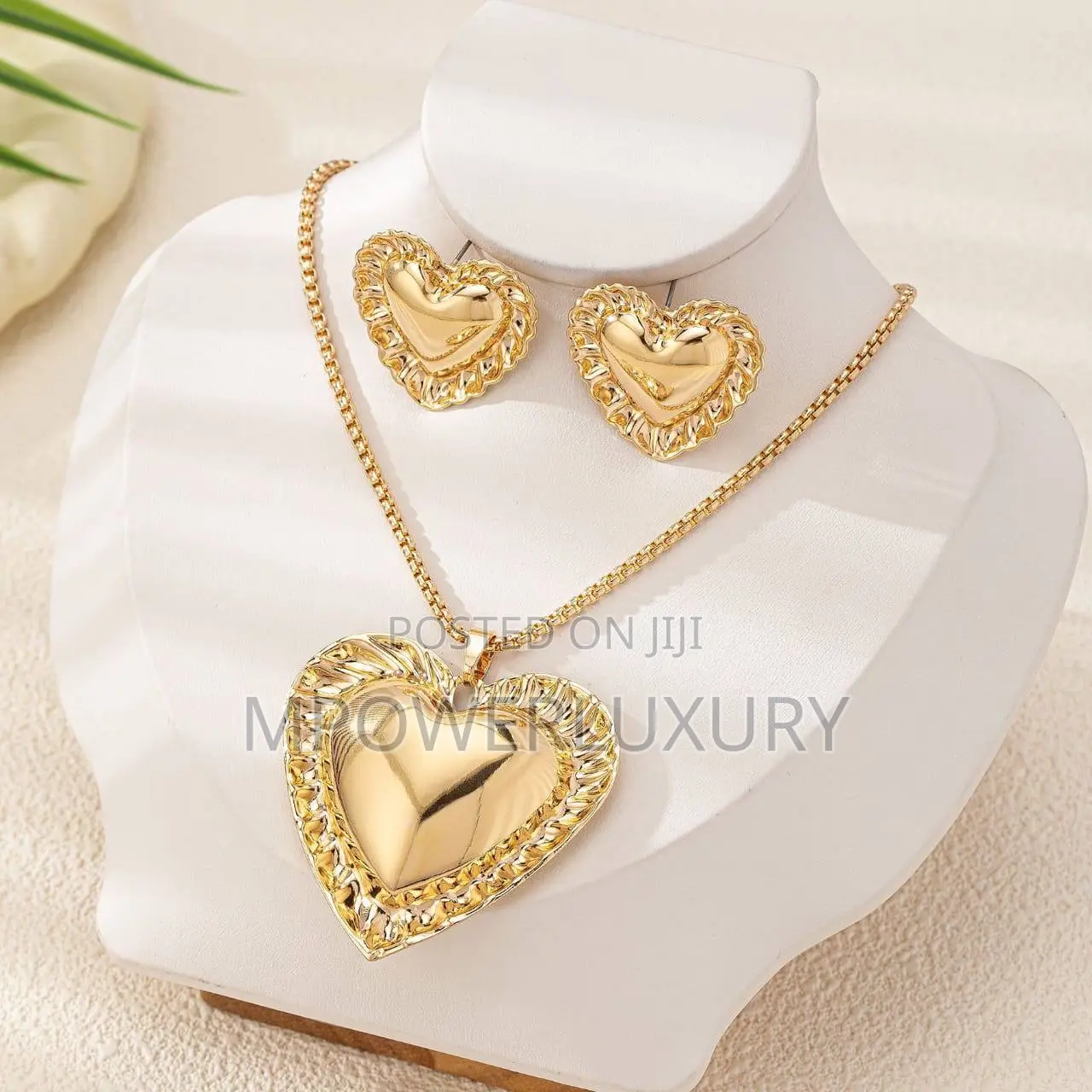 Gold Plated Jewelry Earrings Set