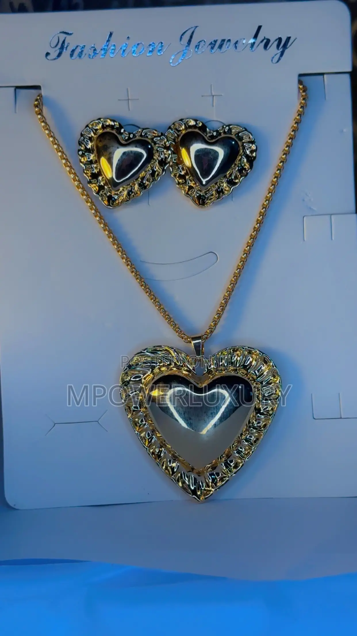 Gold Plated Jewelry Earrings Set