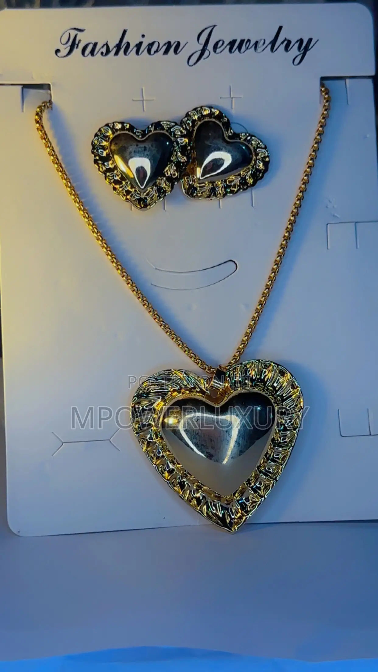 Gold Plated Jewelry Earrings Set