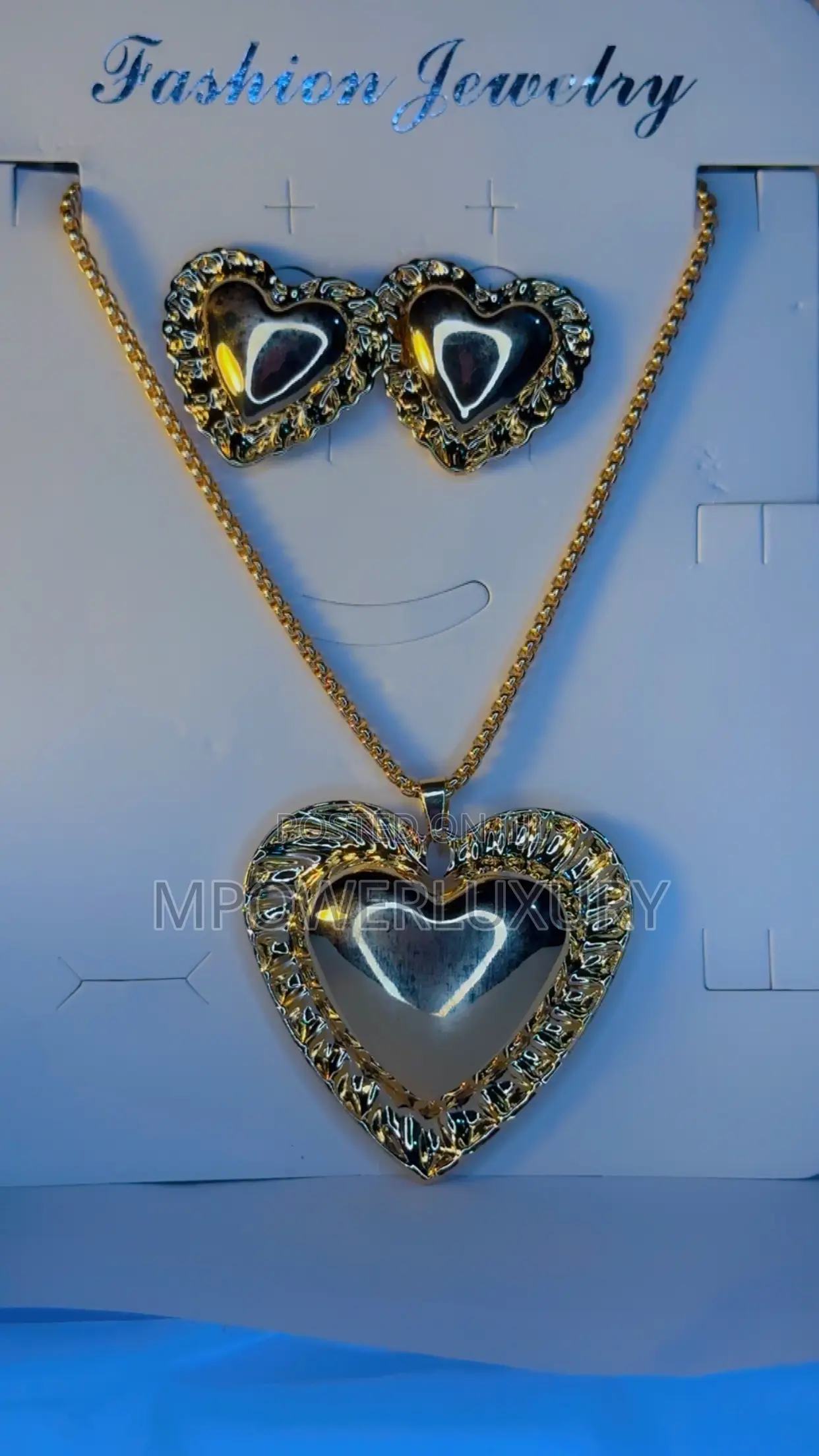 Gold Plated Jewelry Earrings Set