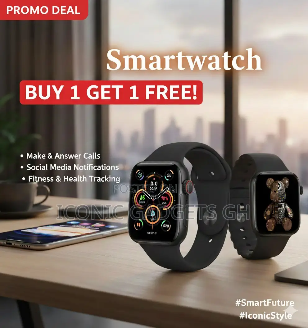 Smartwatch Promo Bundle — Buy 1 Get 1 Free!