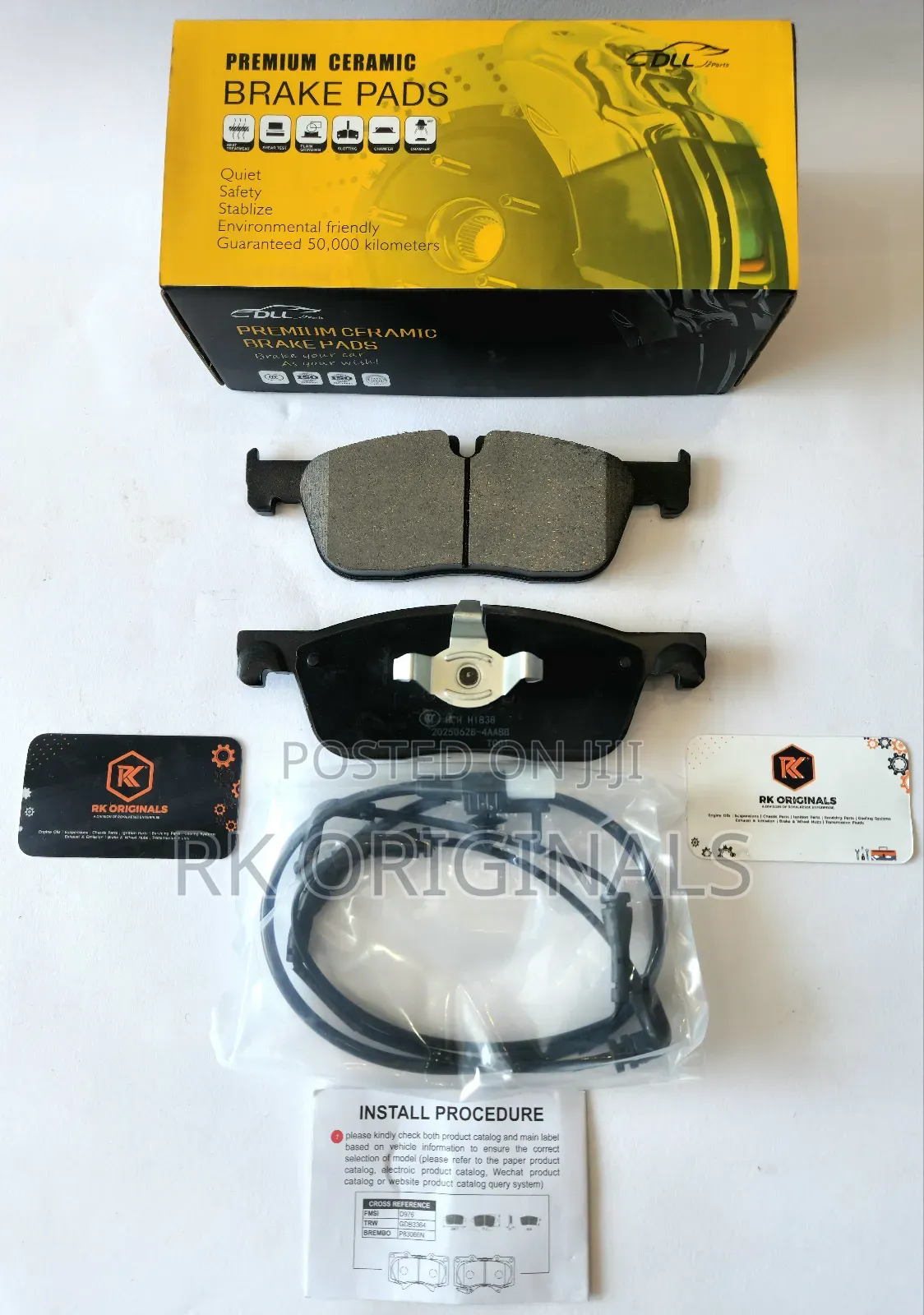 Range Rover Evoque 16-19/Jaguar E-pace Front Brake Pad With Sensor