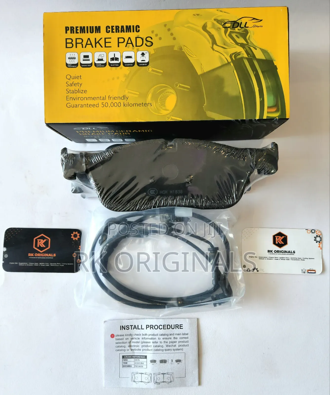 Range Rover Evoque 16-19/Jaguar E-pace Front Brake Pad With Sensor