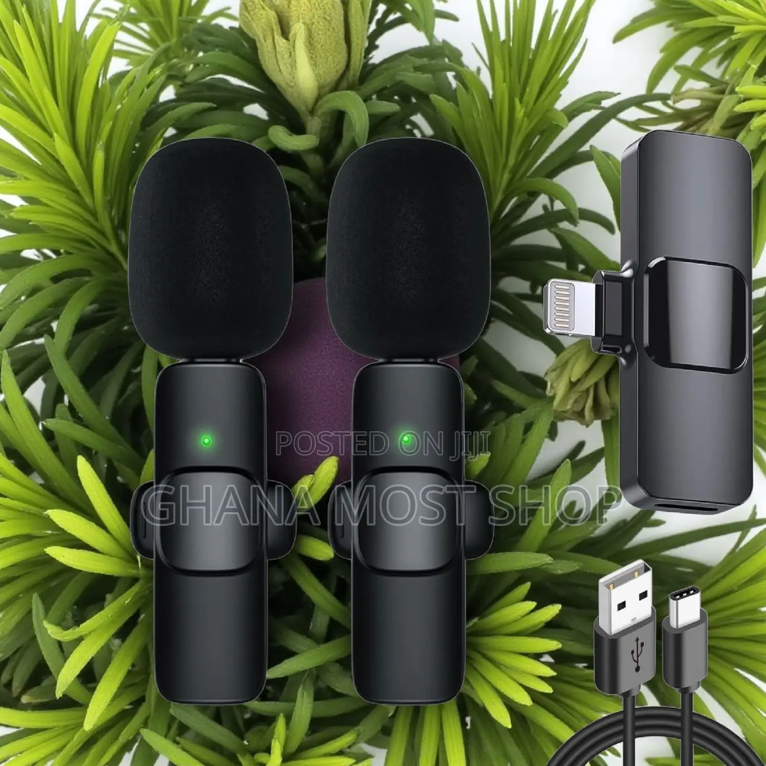 2 in 1 Wireless Microphone Noise Cancellation (29045)