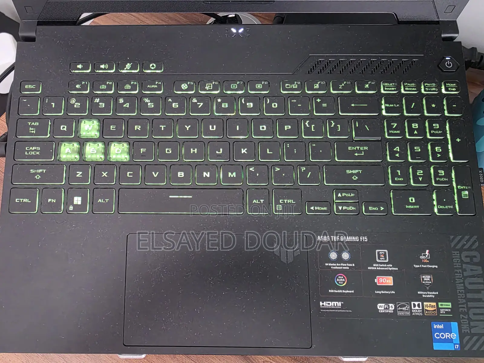 Laptop Asus TUF Dash F15 32GB Intel Core I7 SSD 1T