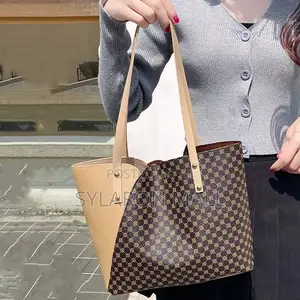 Colorblock Minimalist Tote Bag – Multi Colors