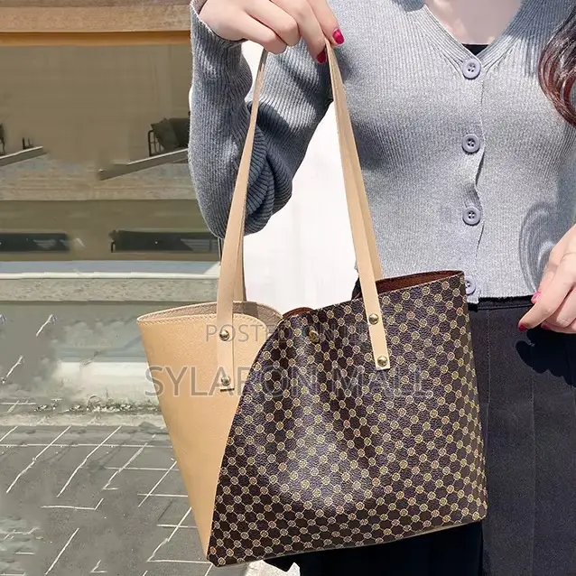 Colorblock Minimalist Tote Bag – Multi Colors