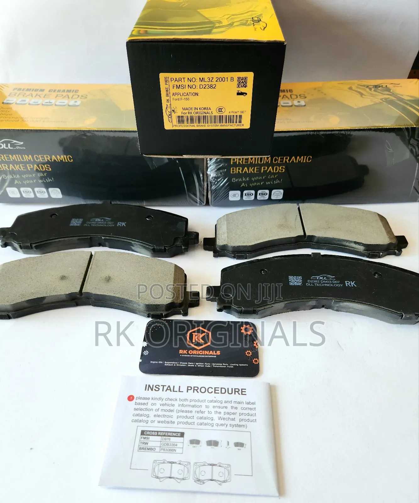 F-150 Raptor 21-25/Bronco 22-23/Expedition Ceramic Front Brake Pads