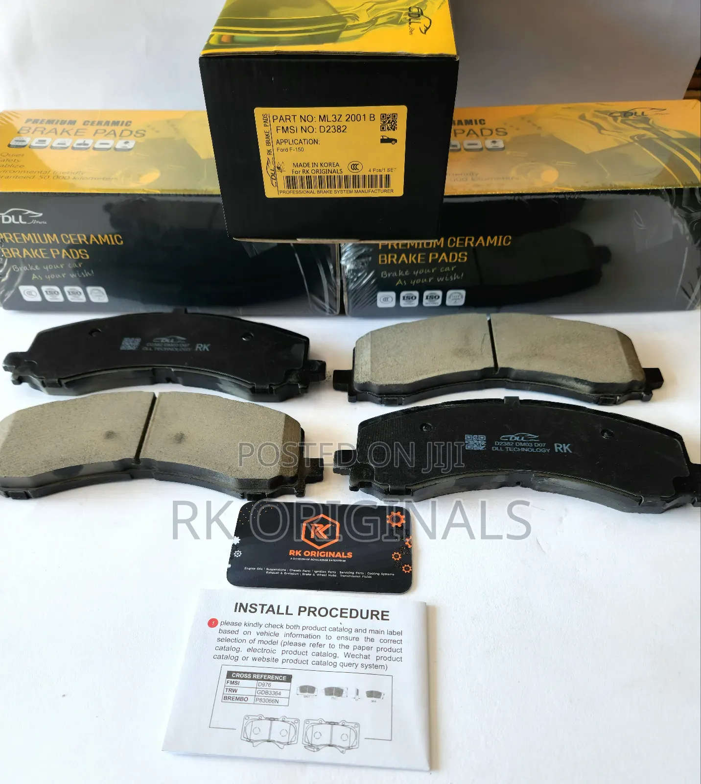 F-150 Raptor 21-25/Bronco 22-23/Expedition Ceramic Front Brake Pads
