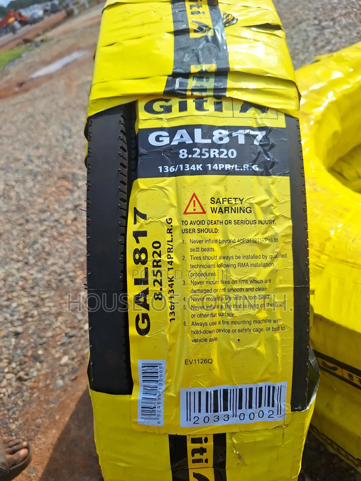 8.25r20 Giti Gal817 Tyre