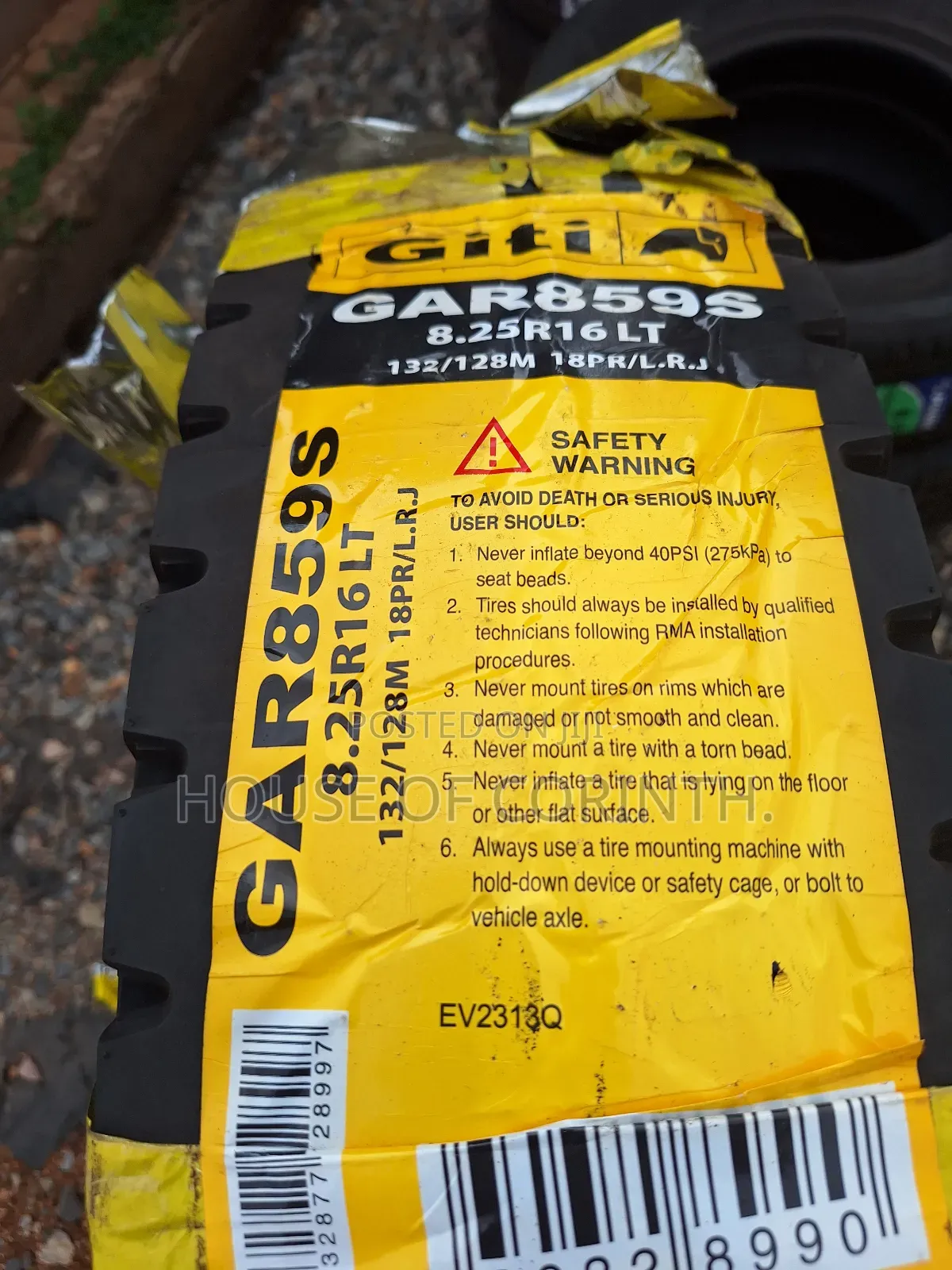 8.25r16 Giti Gar859s Tyre