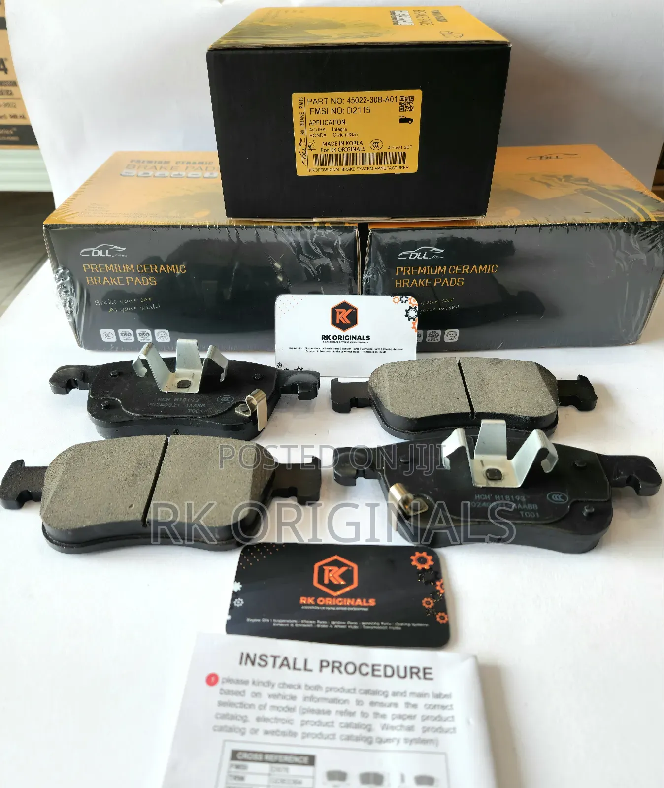 Accord Sports 18-25/Civic 22-25/Integra 23-25 Ceramic Front Brake Pad