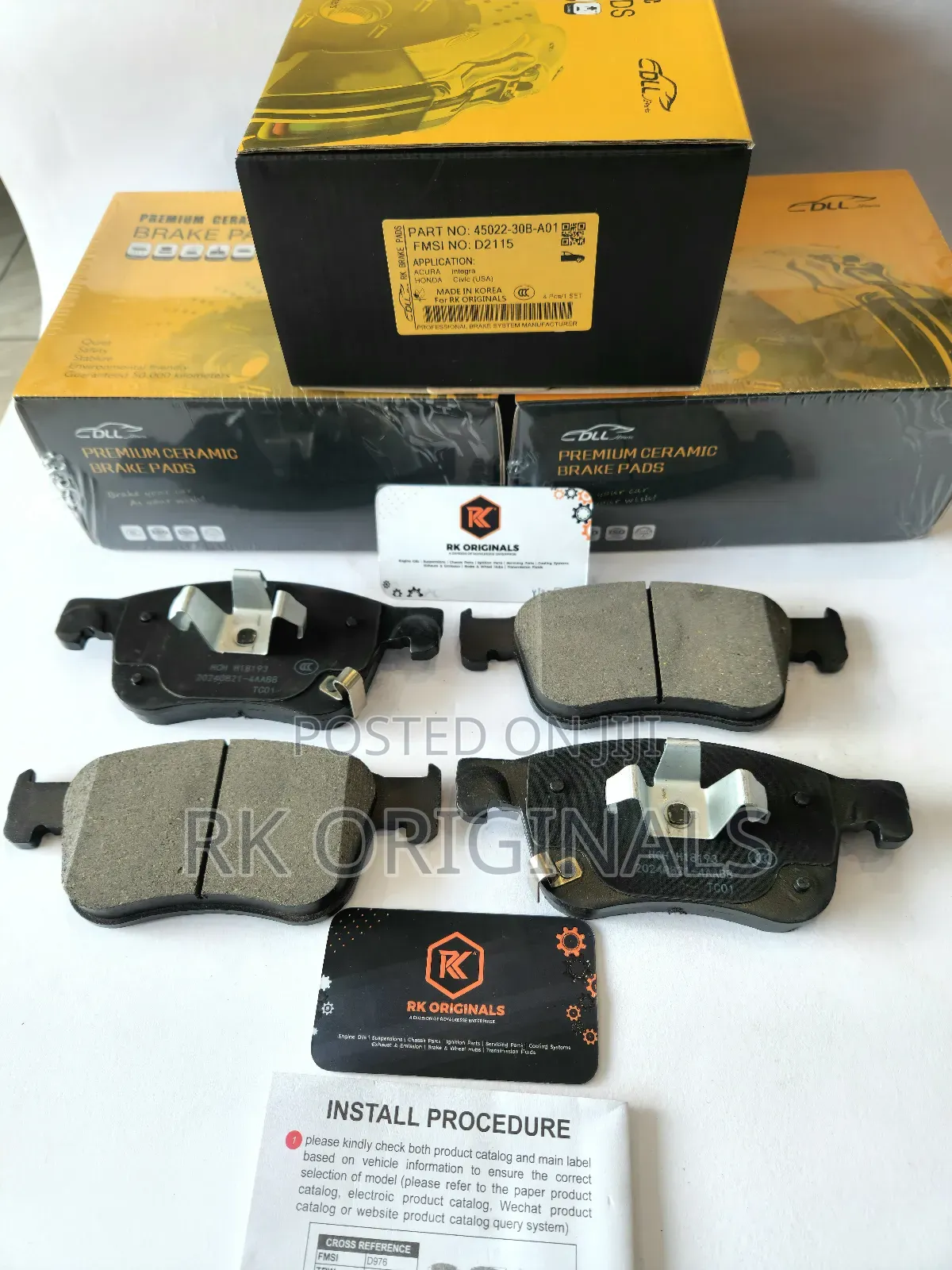 Accord Sports 18-25/Civic 22-25/Integra 23-25 Ceramic Front Brake Pad