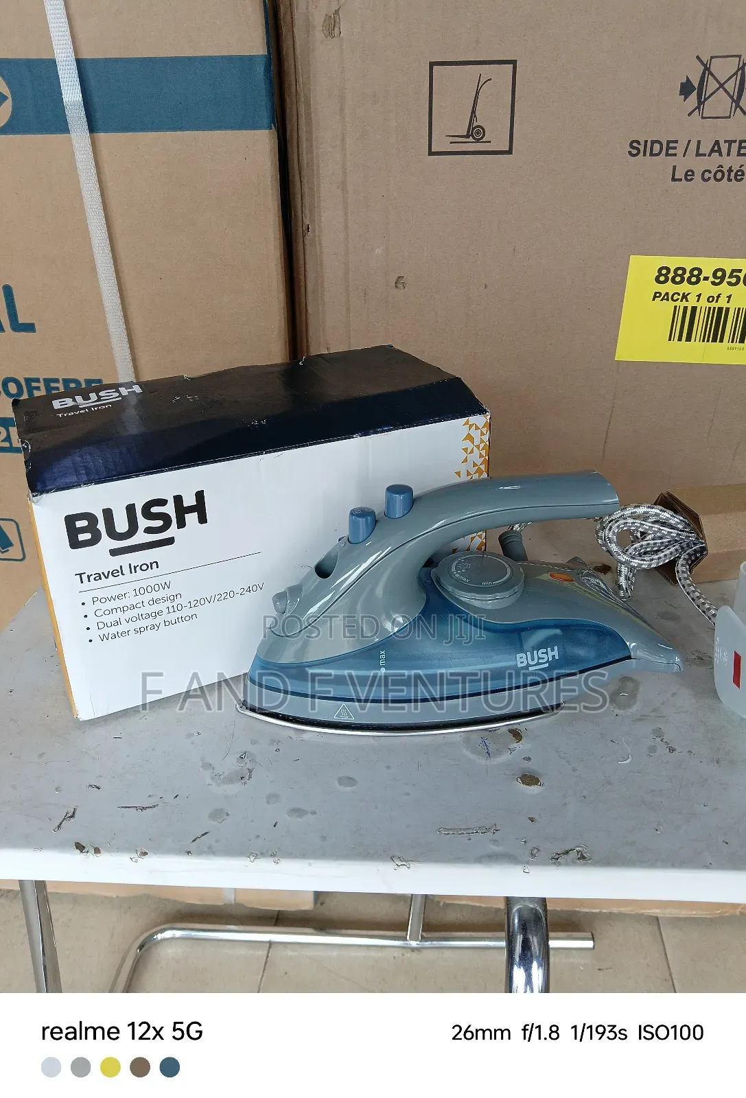 Bush Travelling Iron - Uk