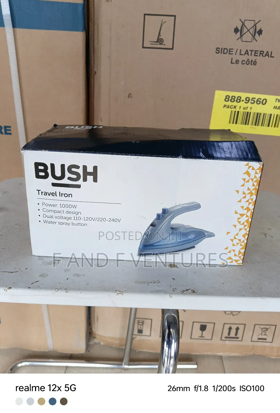 Bush Travelling Iron - Uk
