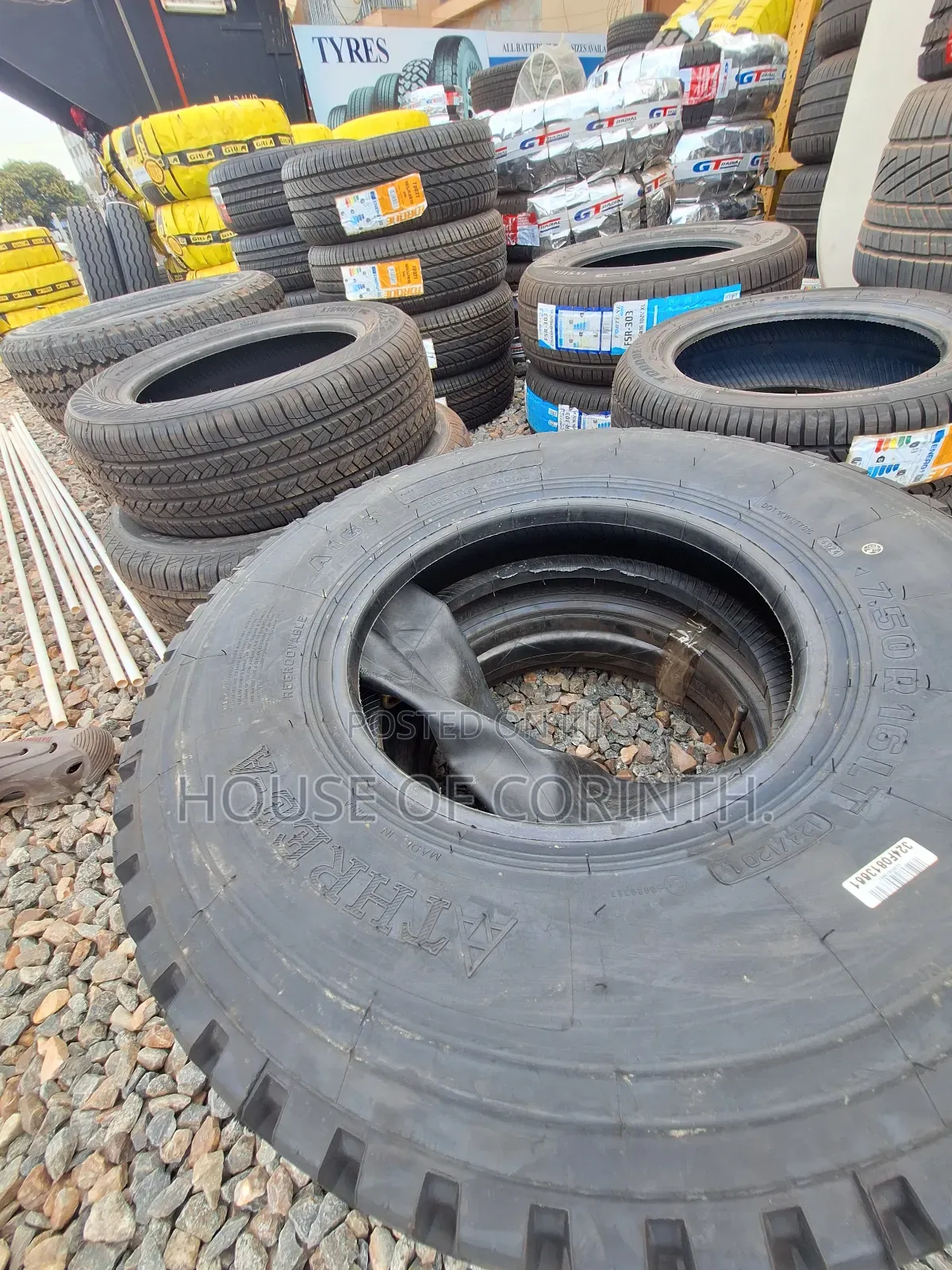7.50r16 Lt Three-A. Tubed Tyre