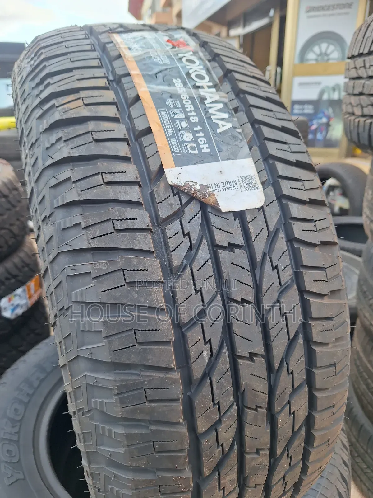 285/60r18 Yokohama Geolander All Terrain G015