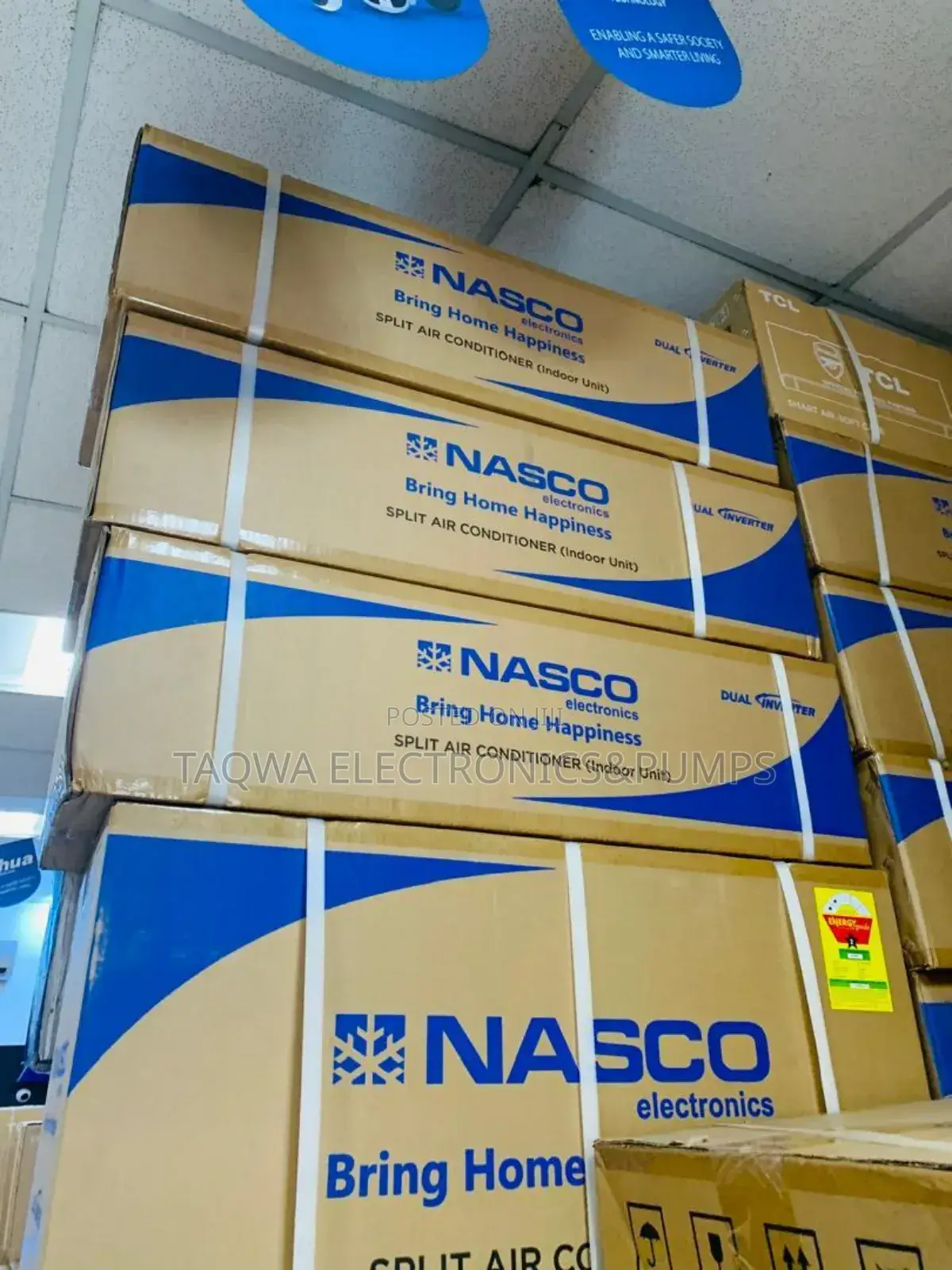 Nasco - 1.5hp - R410 - Split - Dual - Inverter - Air - Conditioner