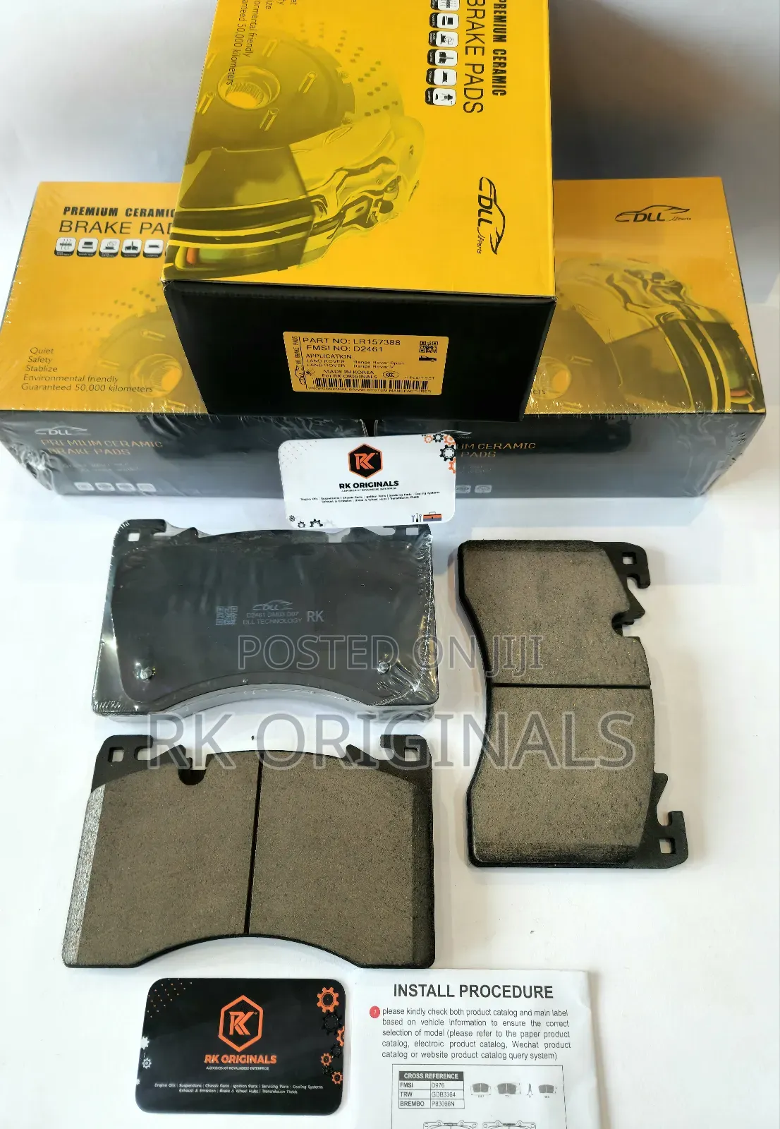 Range Rover Sport 2022-2025 Ceramic Front Brake Pads With Sensors