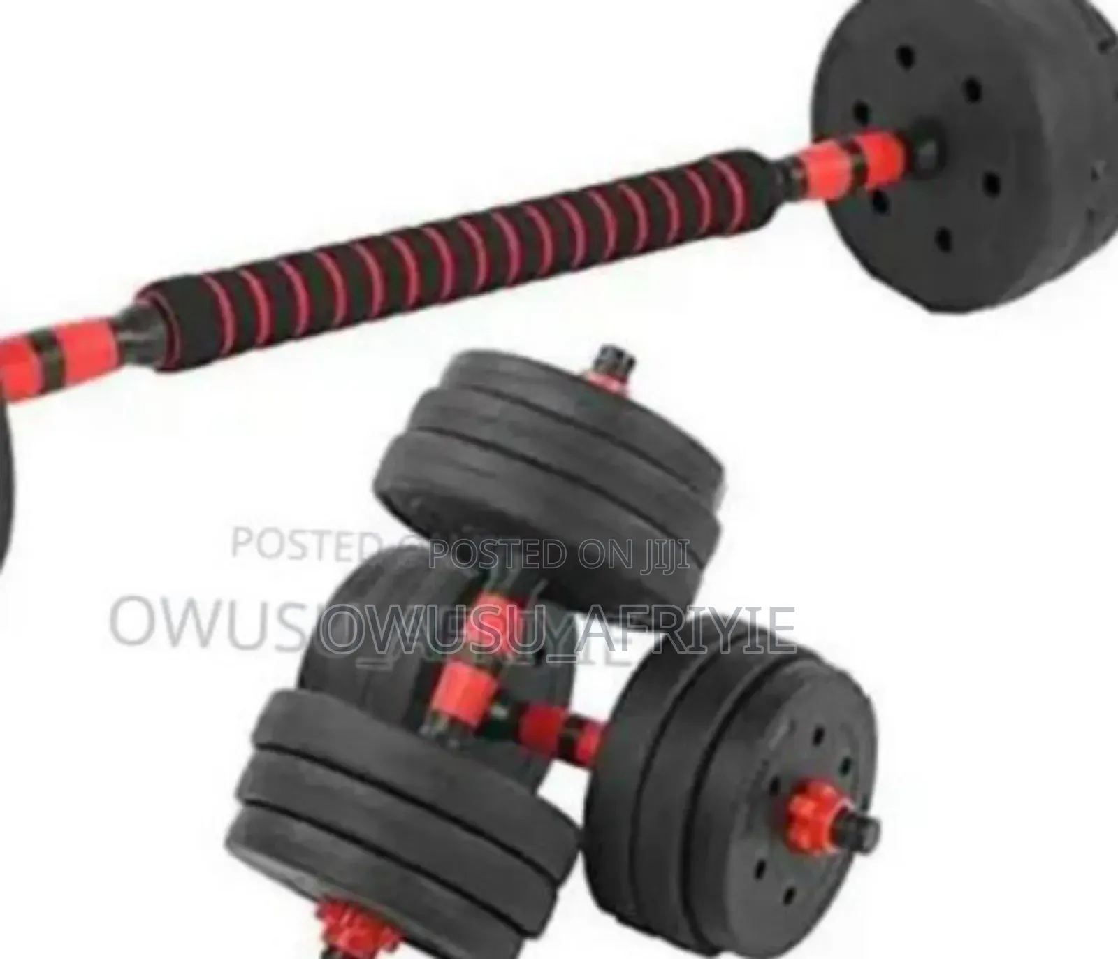 30kg Adjustable Barbel Kettlebell Dumbbell Set (Christmas Promo)