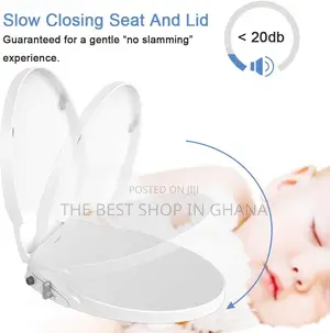 Geoaton Combined Toilet Seats Bidet With Non Electric Self Cleaning