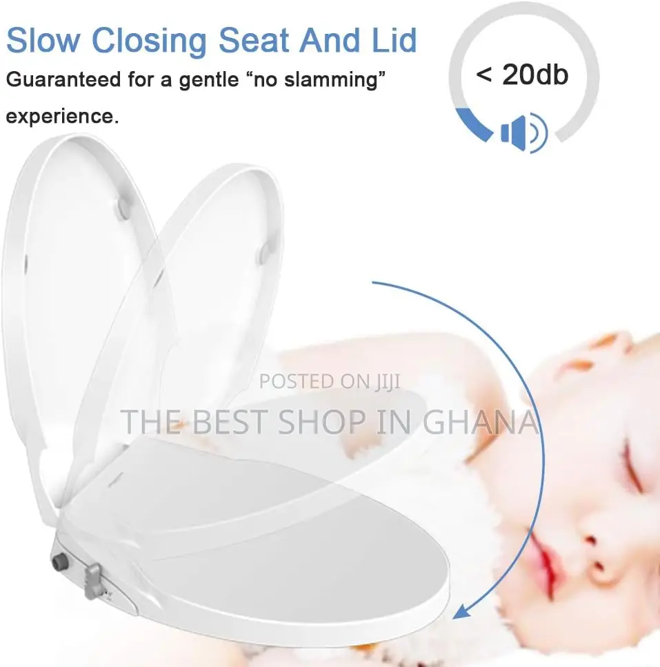 Geoaton Combined Toilet Seats Bidet With Non Electric Self Cleaning